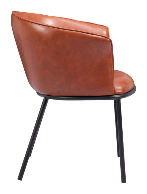 Garston Dining Chair Brown Chairs TriadCommerceInc   