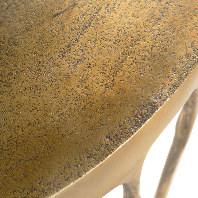 Drip Coffee Table Antique Brass Coffee Tables TriadCommerceInc   