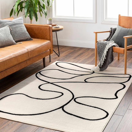 Eilir Modern Low Profile Boho Rug Rugs TriadCommerceInc