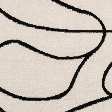 Eilir Modern Low Profile Boho Rug Rugs TriadCommerceInc 6'7" x 9' Rectangle