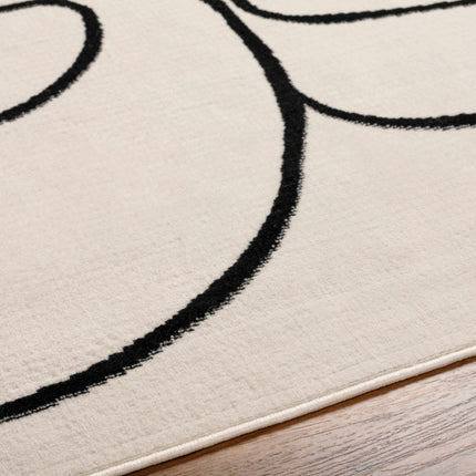 Eilir Modern Low Profile Boho Rug Rugs TriadCommerceInc