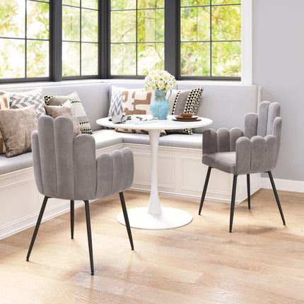 Noosa Dining Chair (Set of 2) Gray Chairs TriadCommerceInc   