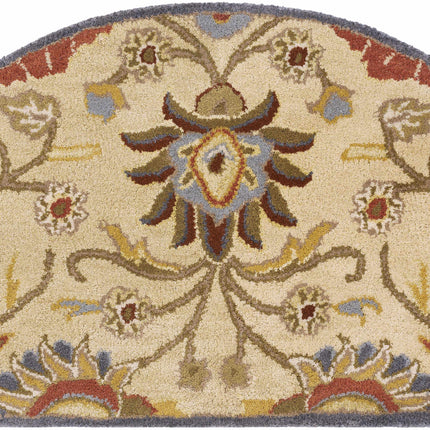 Caesar 1116 Hand Tufted Beige & Rust Wool Rug Rugs TriadCommerceInc