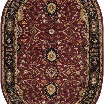 Encinitas Wool Area Rug Rugs TriadCommerceInc 6' x 9' Oval