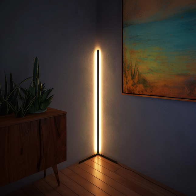 RGBCW Corner Floor Lamp Floor Lamps TriadCommerceInc