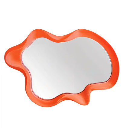 Irregular Wave Mirror Mirror TriadCommerceInc Orange
