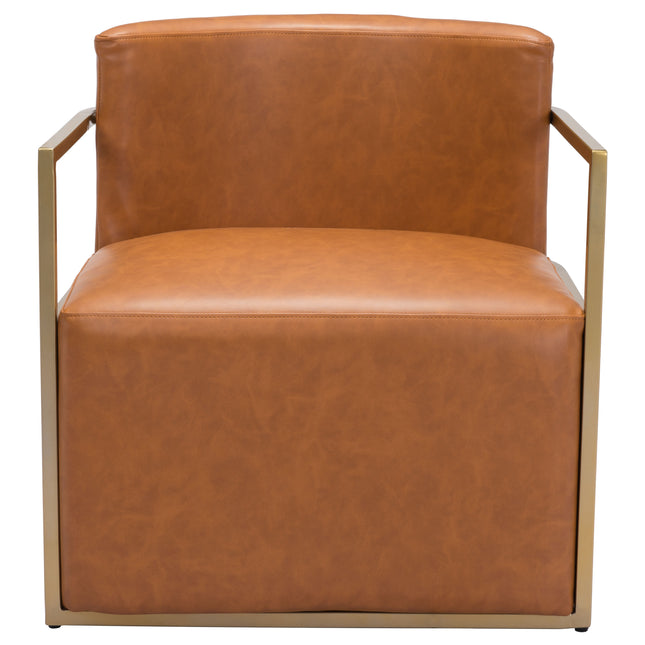 Xander Accent Chair Brown Chairs TriadCommerceInc   