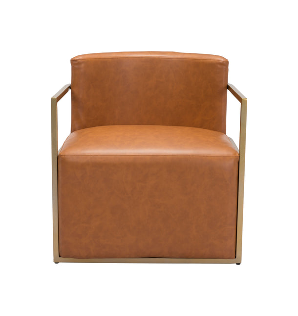 Xander Accent Chair Brown Chairs TriadCommerceInc   