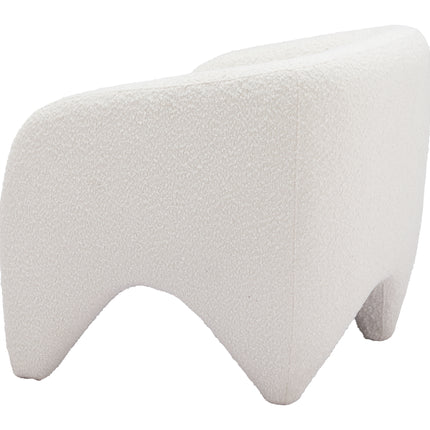 Lopta Accent Chair White Chairs TriadCommerceInc   