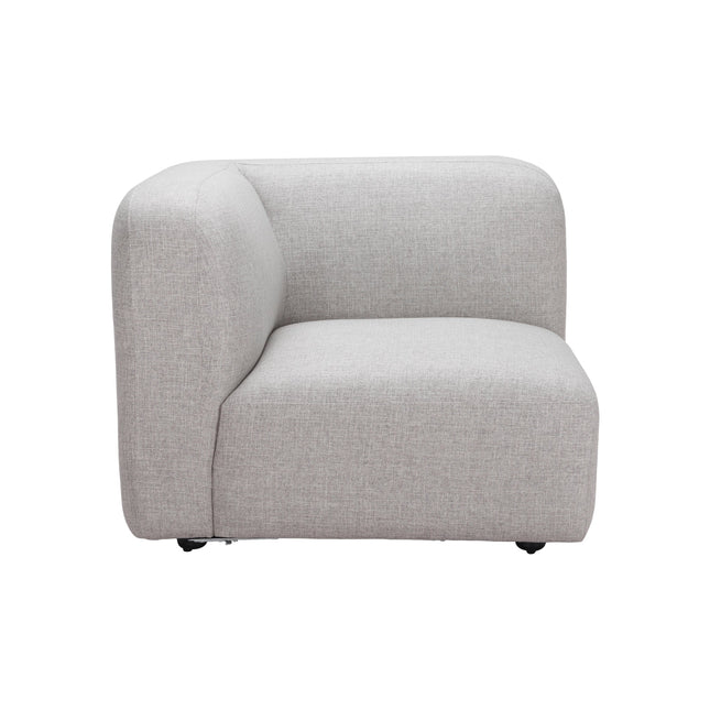 Biak Corner Chair Gray Sofas TriadCommerceInc   