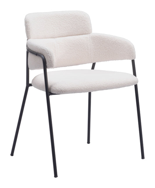Marcel Dining Chair (Set of 2) Cream Chairs TriadCommerceInc Default Title  