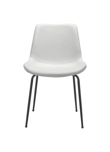 Byron Dining Chair (Set of 2) White Chairs TriadCommerceInc   