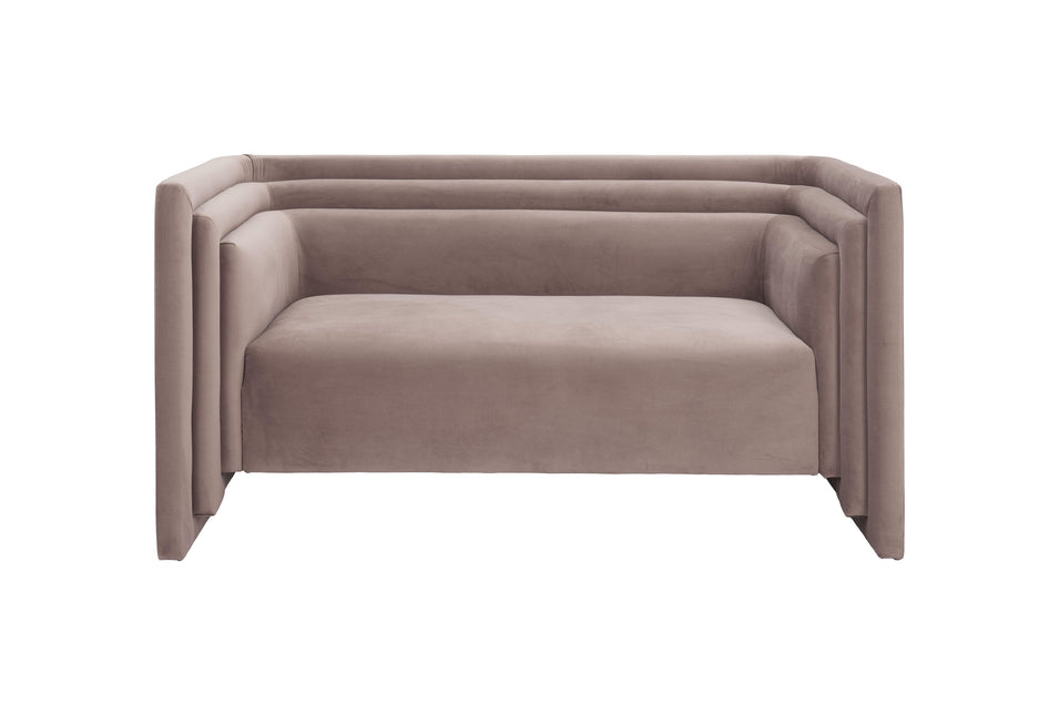 Trippel Loveseat Taupe Sofas TriadCommerceInc   