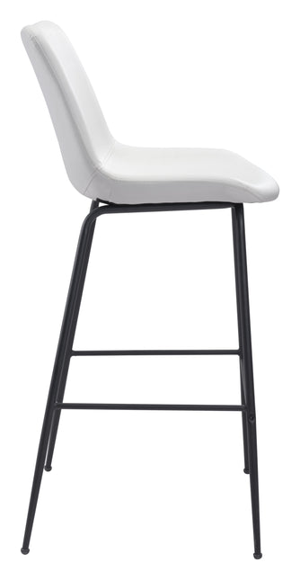 Byron Barstool White Barstools TriadCommerceInc   