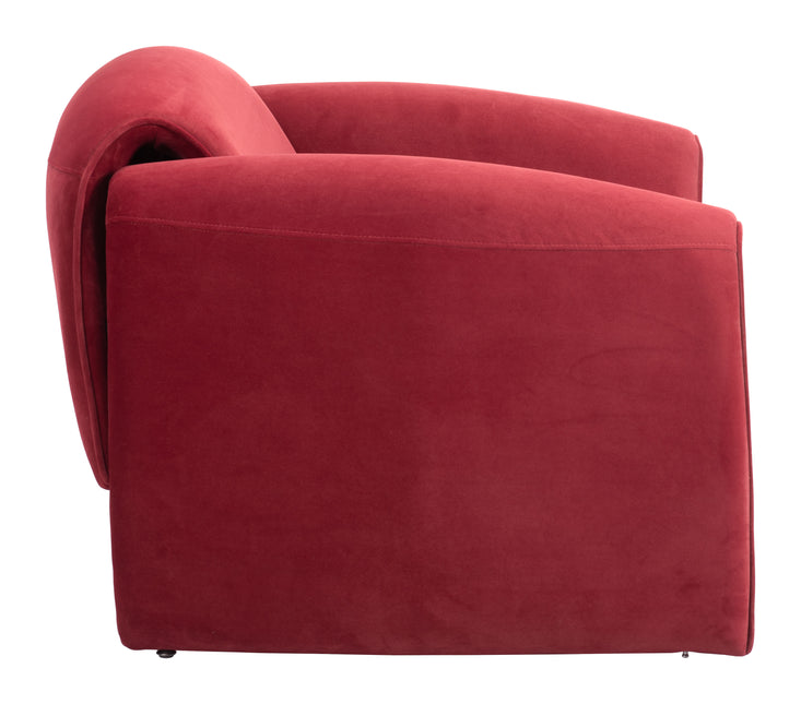 Horten Accent Chair Red Chairs TriadCommerceInc