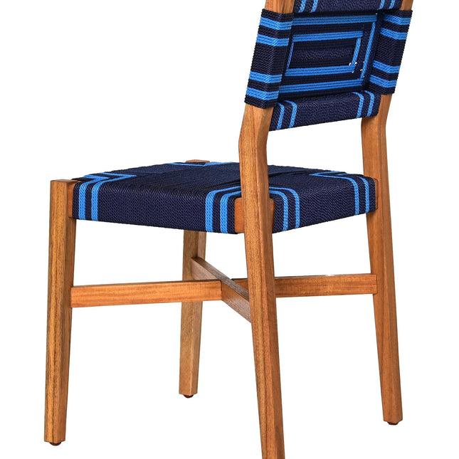 Serene Dining Chair Blue Seating TriadCommerceInc   
