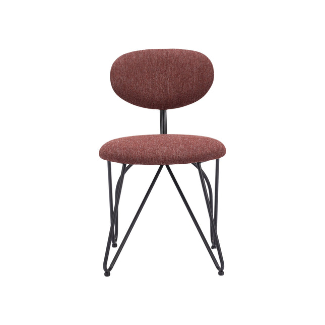 Novi Dining Chair (Set of 2) Maroon Brown Chairs TriadCommerceInc   