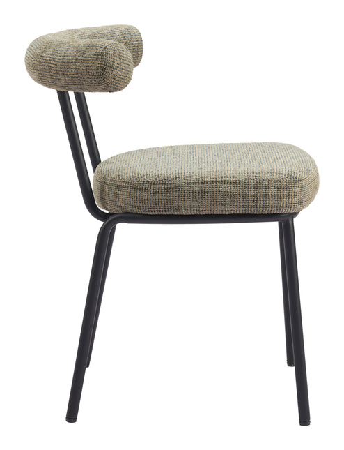 Kede Dining Chair (Set of 2) Green Tweed Chairs TriadCommerceInc   