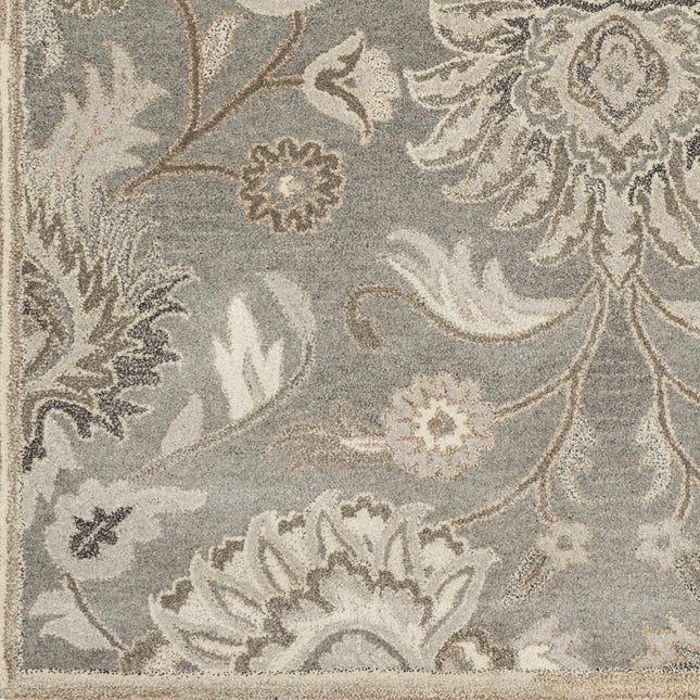 Conesus 1195 Hand Tufted Ivory & Taupe Wool Rug Rugs TriadCommerceInc