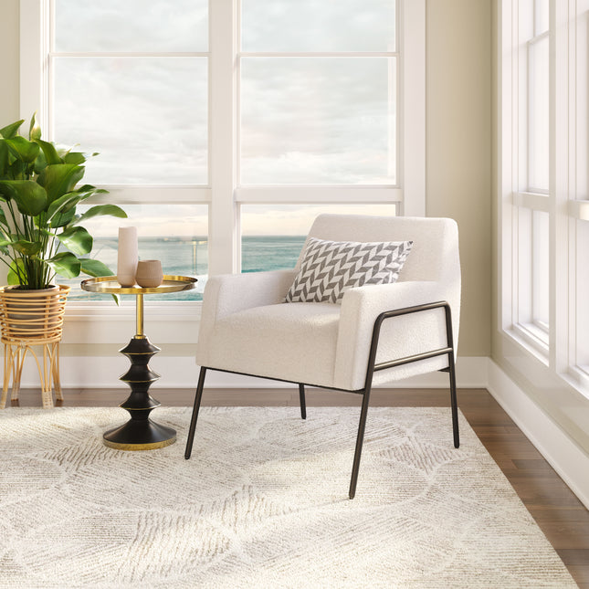 Charleston Accent Chair Cream Chairs TriadCommerceInc   