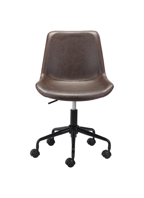 Byron Office Chair Brown Chairs TriadCommerceInc   