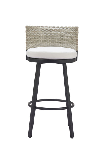Midnight Wave Barstool White Seating TriadCommerceInc   