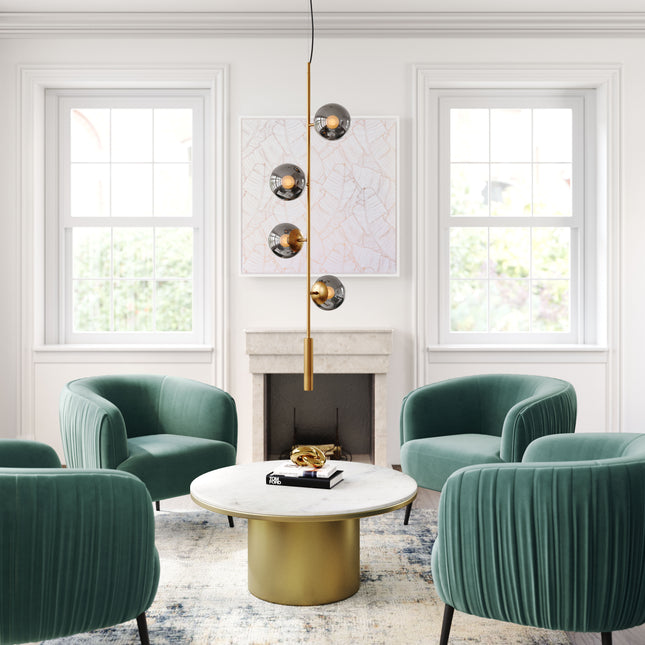 Zatara Ceiling Lamp Brass Pendants TriadCommerceInc   