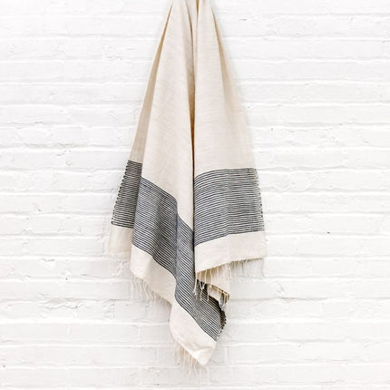 Riviera Cotton Bath Towel Bath Towels & Washcloths TriadCommerceInc Navy