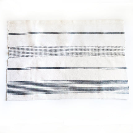 Aden Cotton Bath Mat Bath Mats & Rugs TriadCommerceInc Natural with Grey