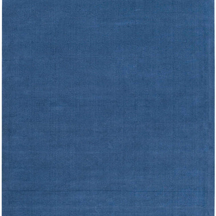 Brockton Solid Wool Blue Area Rug Rugs TriadCommerceInc 5' x 8' Rectangle