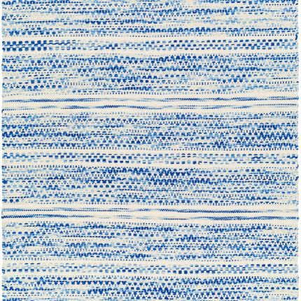 Williford Blue Wool Flatwoven Rug Rugs TriadCommerceInc 5' x 7'6" Rectangle