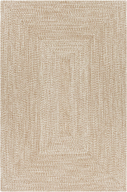 Cream Braided Faux Jute Rug Rugs TriadCommerceInc 5' x 7'6" Rectangle