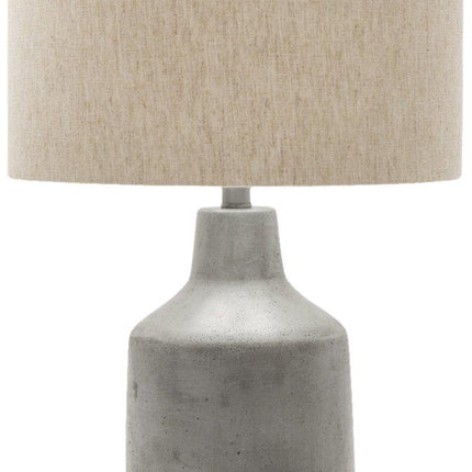 Klos Traditional Taupe Table Lamp Lighting TriadCommerceInc 25"H x 15"W x 15"D