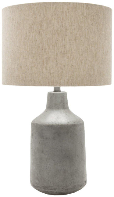 Klos Traditional Taupe Table Lamp Lighting TriadCommerceInc 25"H x 15"W x 15"D