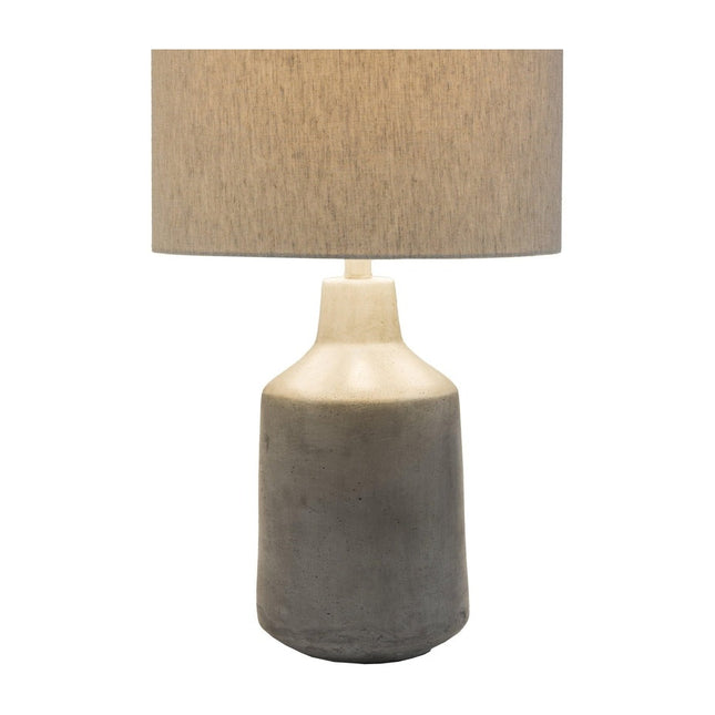 Klos Traditional Taupe Table Lamp Lighting TriadCommerceInc