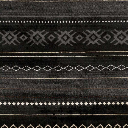 Fogertown Black Western Rug Rugs TriadCommerceInc