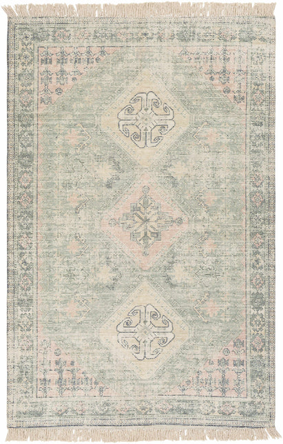 Foraker Sage Green Cotton Rug Rugs TriadCommerceInc 5' x 7'6" Rectangle