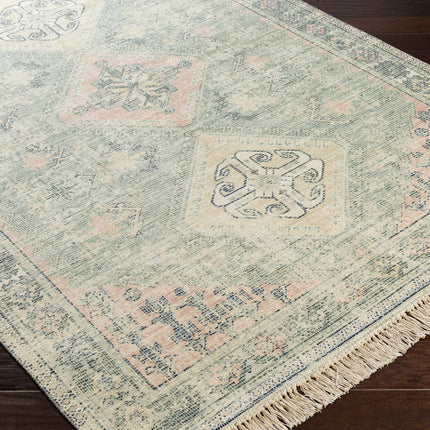 Foraker Sage Green Cotton Rug Rugs TriadCommerceInc