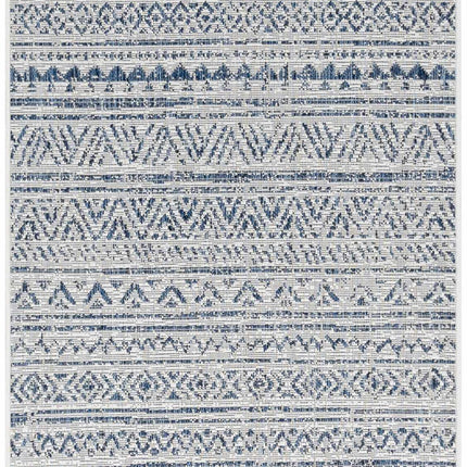 Novato Navy All Over Pattern Performance Rug Rugs TriadCommerceInc 2'7" x 12' Runner