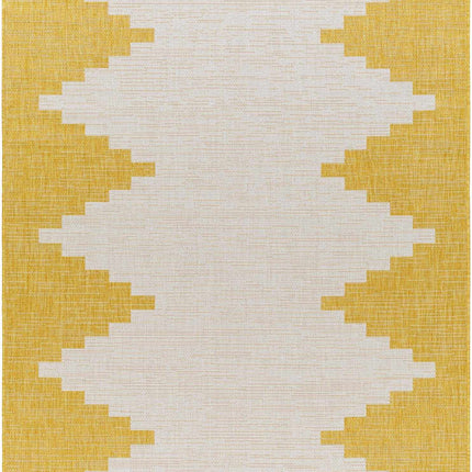 Djugun Yellow Outdoor Rug Rugs TriadCommerceInc