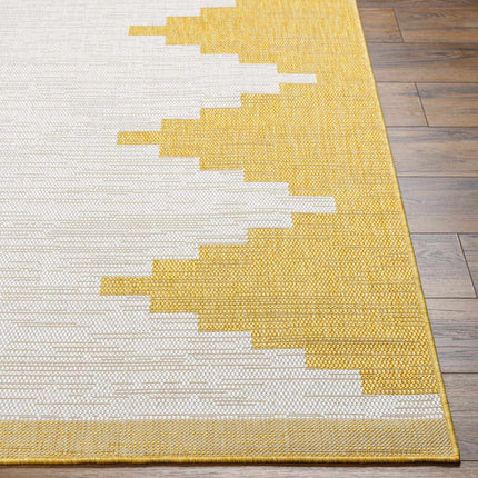 Djugun Yellow Outdoor Rug Rugs TriadCommerceInc