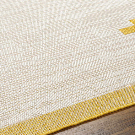 Djugun Yellow Outdoor Rug Rugs TriadCommerceInc
