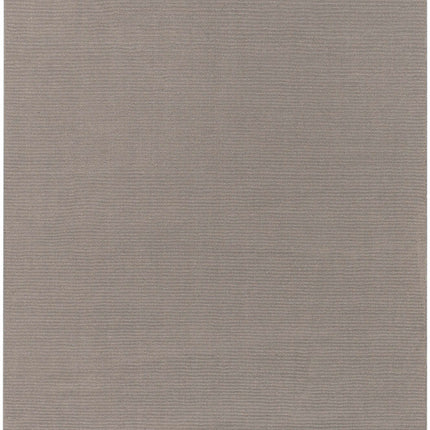 Brockton Solid Wool Gray Area Rug Rugs TriadCommerceInc 5' x 8' Rectangle