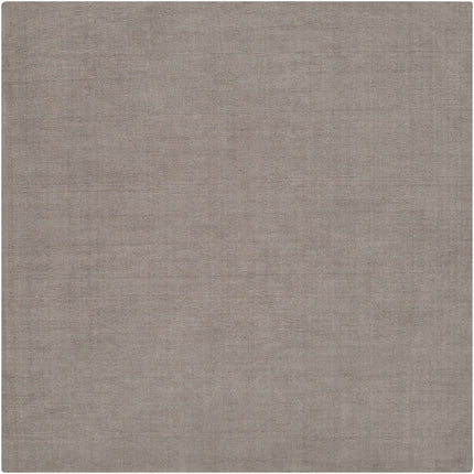 Brockton Solid Wool Gray Area Rug Rugs TriadCommerceInc 8' Square
