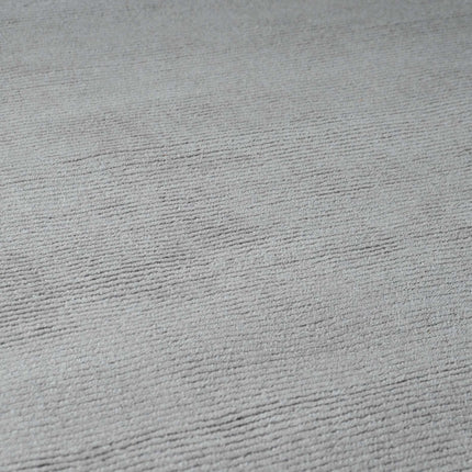 Brockton Solid Wool Gray Area Rug Rugs TriadCommerceInc