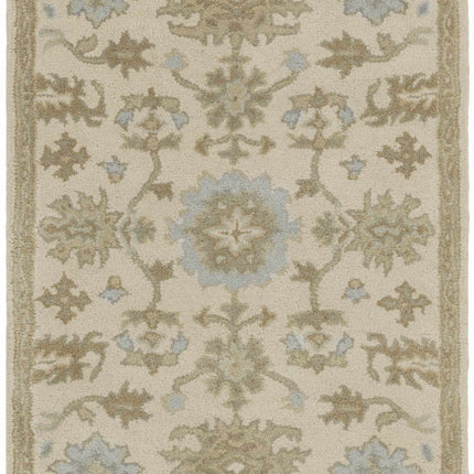 Hazen 1197 Hand Tufted Light Beige Wool Rug Rugs TriadCommerceInc 2'6" x 8' Runner
