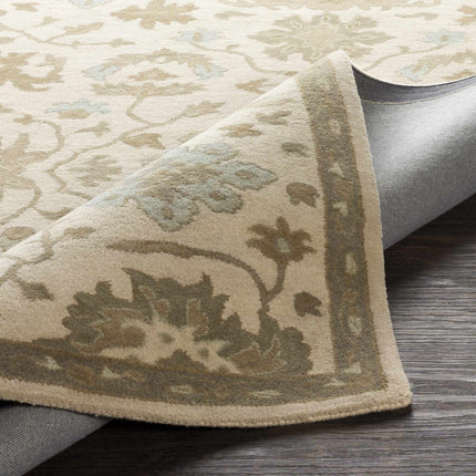 Hazen 1197 Hand Tufted Light Beige Wool Rug Rugs TriadCommerceInc