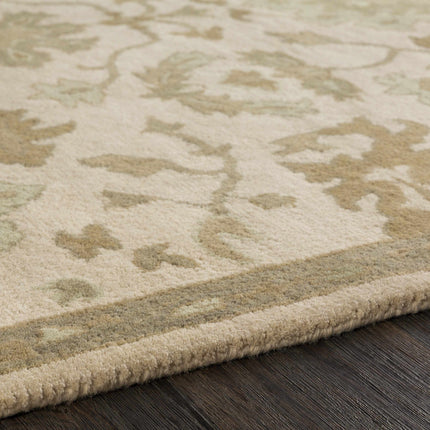 Hazen 1197 Hand Tufted Light Beige Wool Rug Rugs TriadCommerceInc