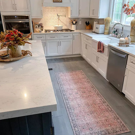 Ganyangan Red Washable Rug Rugs TriadCommerceInc