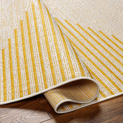 Stephan Yellow Outdoor Rug Rugs TriadCommerceInc